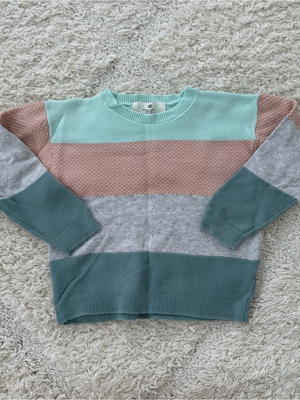H&M Striped Knit Sweater
